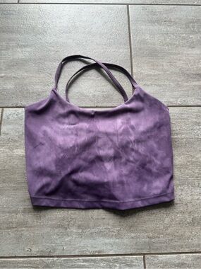 Purple Tie-Dye Born Primitive Strappy Sports Bra